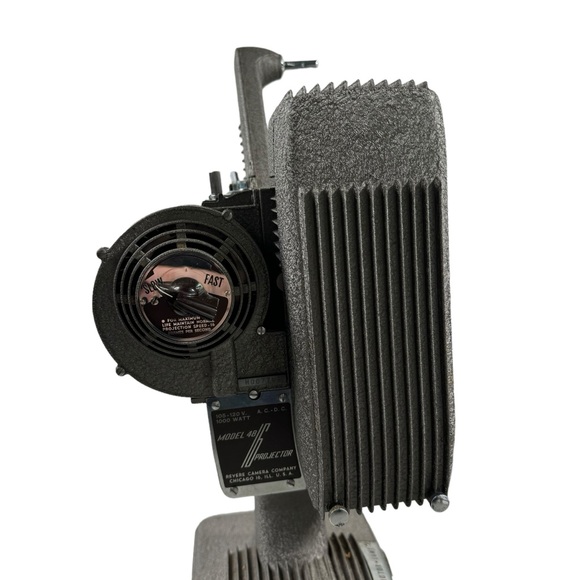 Revere Model 48 16mm Film Projector w/Original Hard Case & Cord - Picture 11 of 16